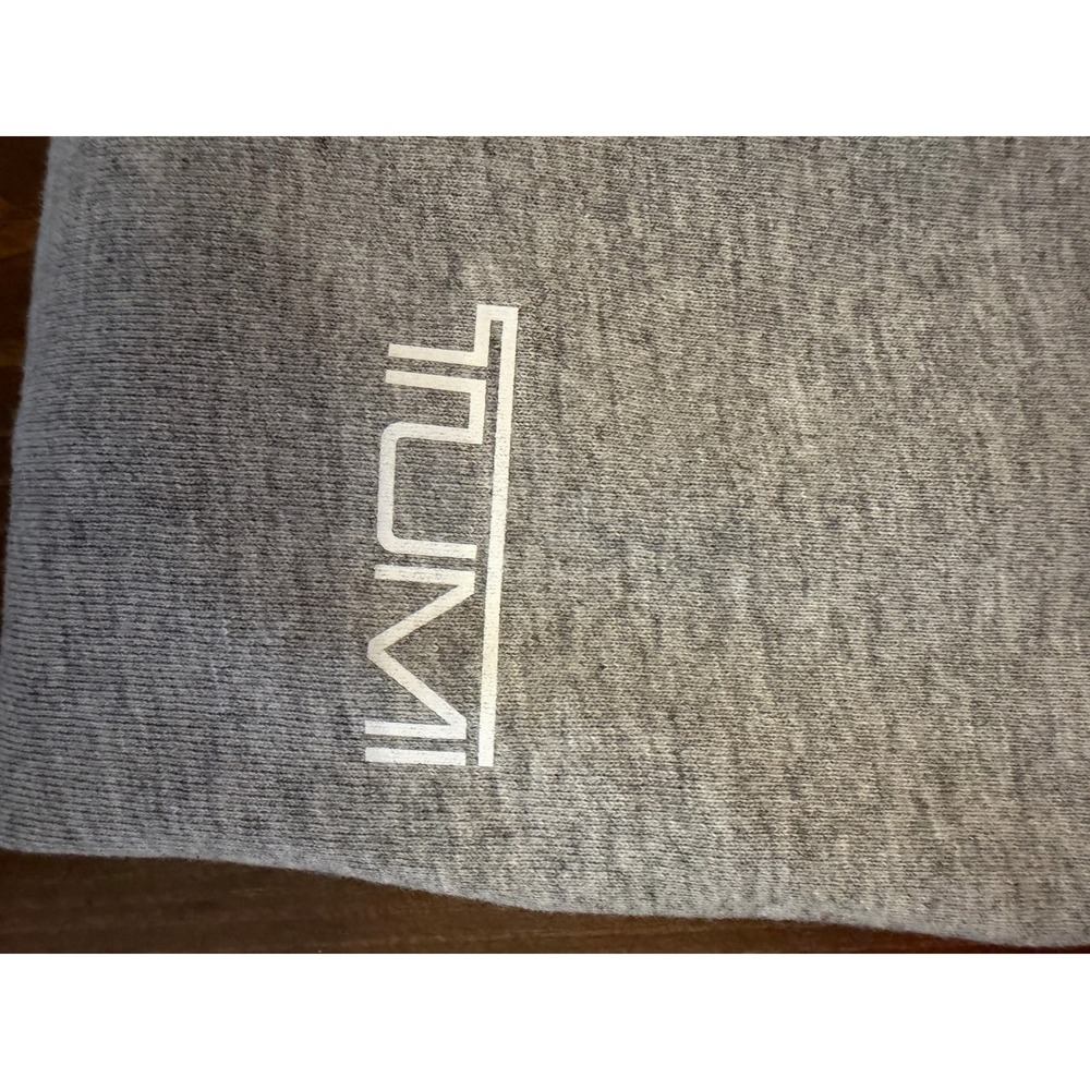 Tumi Air India Mens Loungewear Set Gray T-Shirt Joggers Pouch Size Large - Picture 5 of 10
